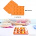 KINDEN 6PCS/SET Silicone Baking Molds - Include Donut Pan Silicone Soap Mold Pudding Mold Flowers Mousse Mold Sky Cloud Cake Mold Love Heart Mousse Mold Food Grade & BPA Free - B07DGBR5YD